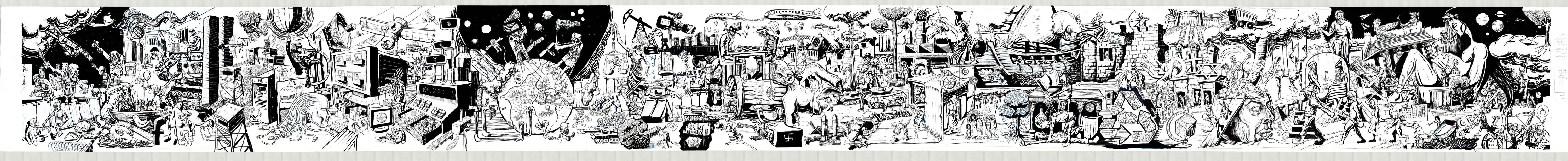 Ink mural